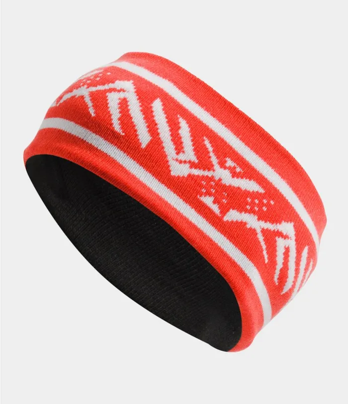 Womens Chizzler Headband Flare Orange The North Face Beanies and Scarves