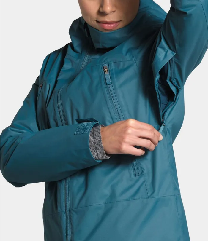 Womens Clementine Triclimate Jacket Mallard Blueblue Wing Teal The North Face Insulated and Down Jackets