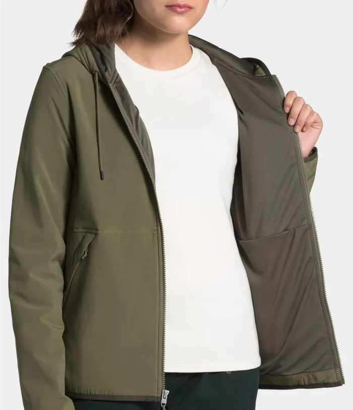 Womens Mountain Sweatshirt Hoodie 30 Burnt Olive Green The North Face Fleece