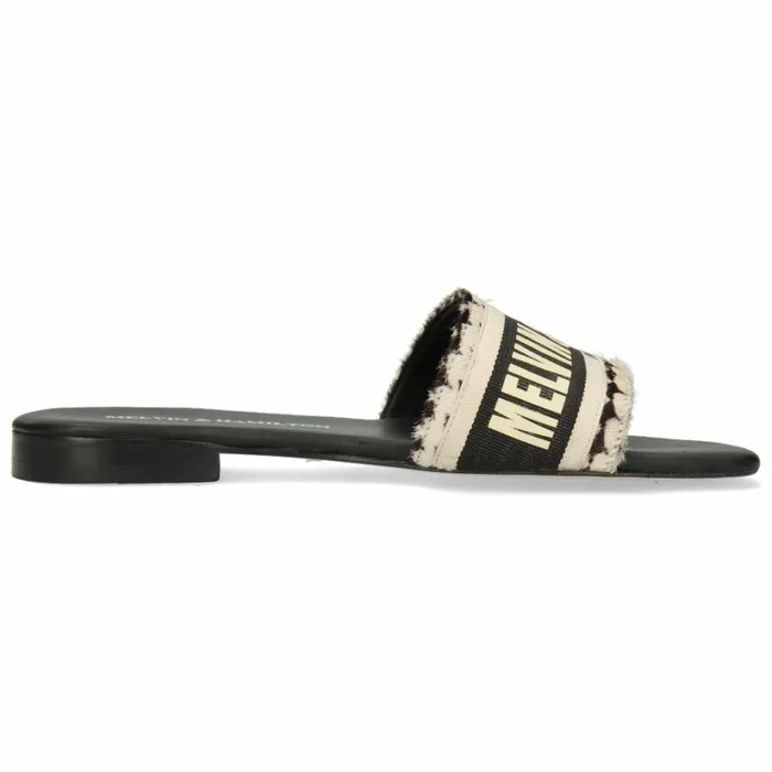 Womens Mules Melvin and Hamilton Nikita Black