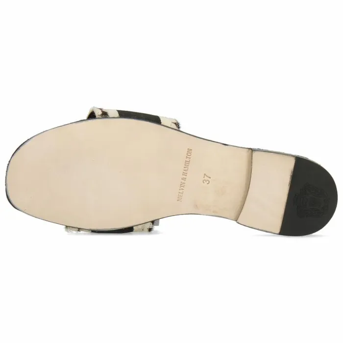 Womens Mules Melvin and Hamilton Nikita Black