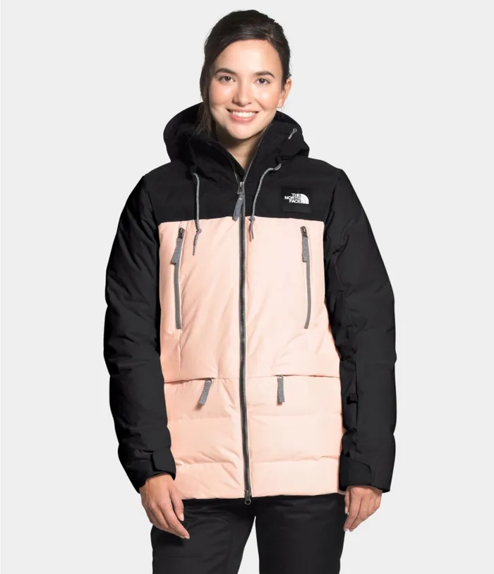 Womens Pallie Down Jacket Tnf Blackmorning Pink The North Face Snow
