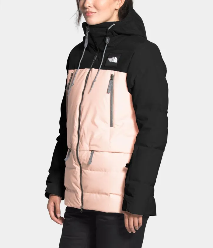 Womens Pallie Down Jacket Tnf Blackmorning Pink The North Face Snow