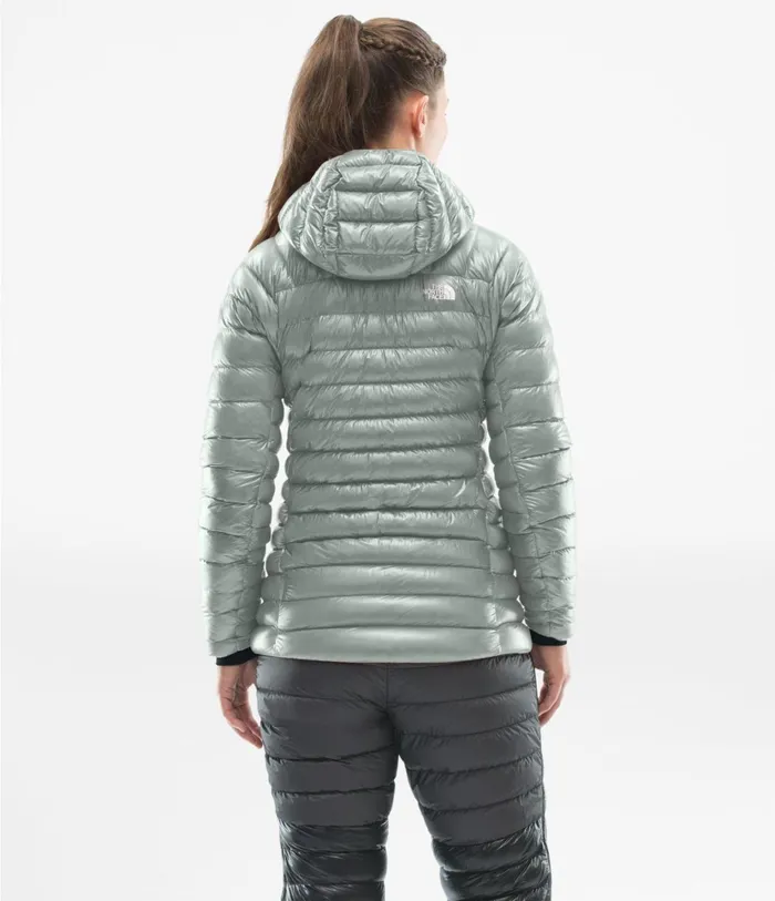 Womens Summit L3 Down Hoodie Meld Greymeld Grey The North Face Insulated and Down Jackets