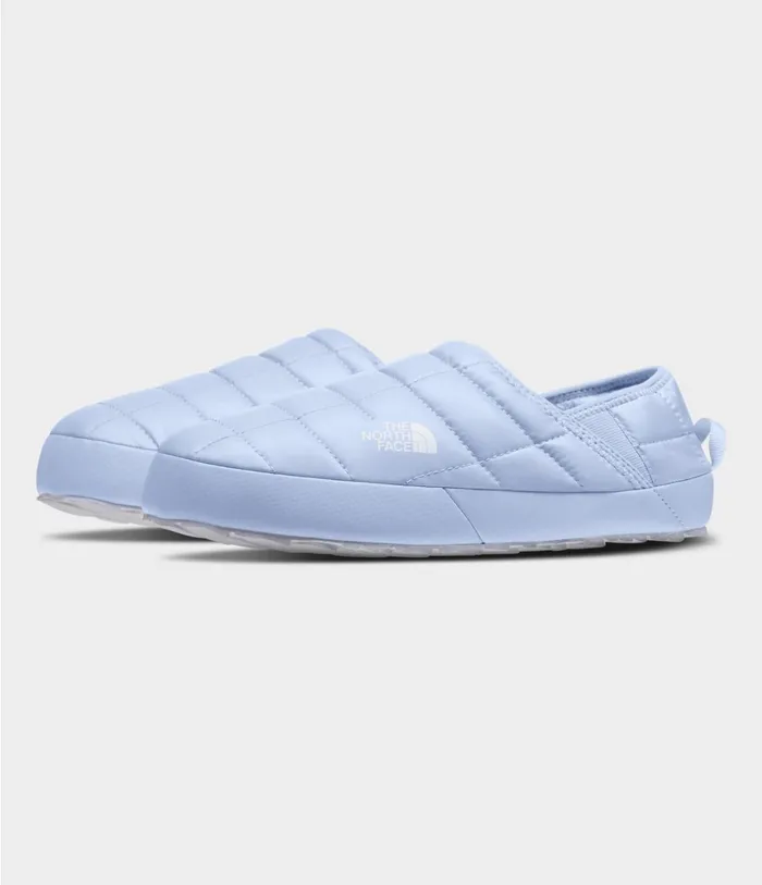 Womens Thermoball Eco Traction Mule V Mist Bluetnf White The North Face Slippers