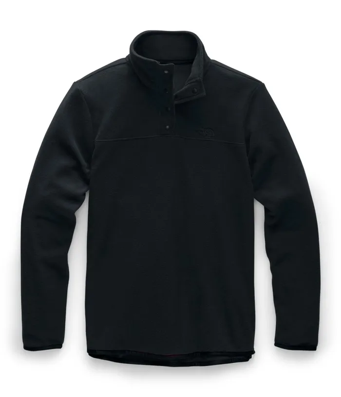 Womens TKA Glacier SnapNeck Pullover Tnf Blacktnf Black The North Face Fleece