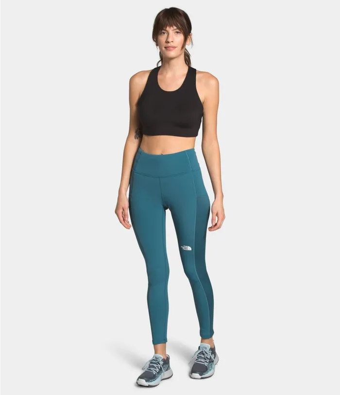 Womens Winter Warm HighRise Tights Mallard Blue The North Face Leggings