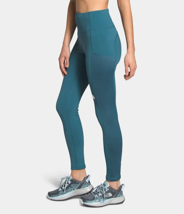Womens Winter Warm HighRise Tights Mallard Blue The North Face Leggings