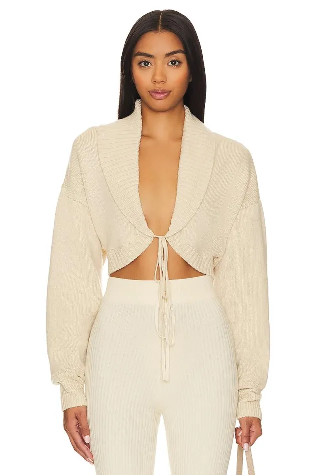 X Rachel Kaya Bolero Ivory Women Lovers and Friends Sweaters and Knits