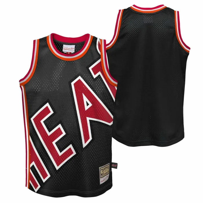 Youth Big Kids Mitchell and Ness Big Face Jersey Miami Heat Youth Big Kids Mitchell and Ness Big Face Jersey Miami Heat