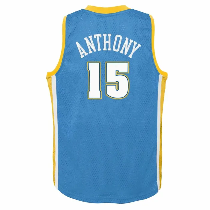 Youth Big Kids Mitchell and Ness Swingman Carmelo Anthony Denver Nuggets Road 200304 Jersey Youth Big Kids Mitchell and Ness Swingman Carmelo Anthony Denver Nuggets Road 200304 Jersey
