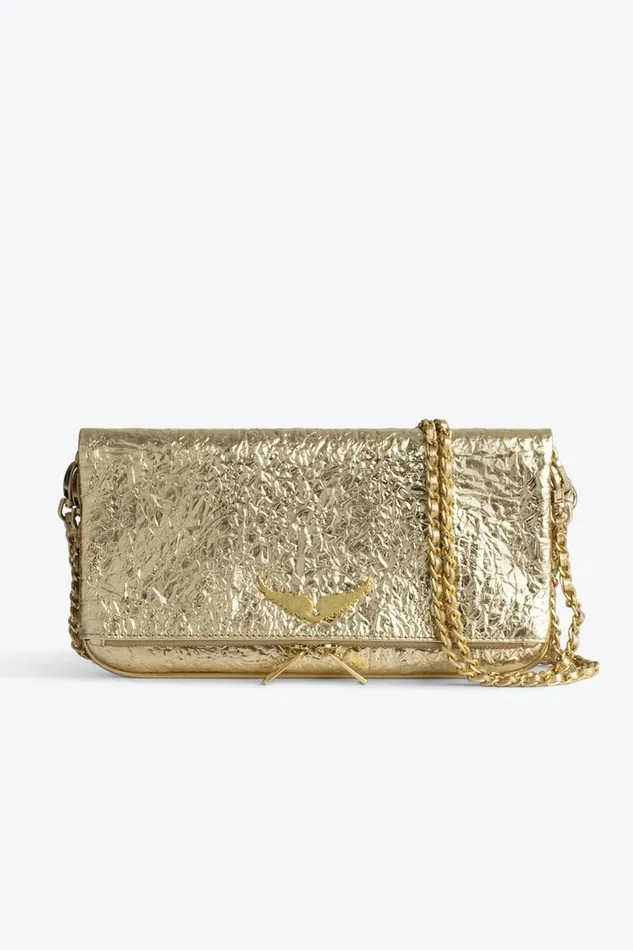 Zadig and Voltaire Bags ROCK WRINKLED METAL 8211 WomenMen