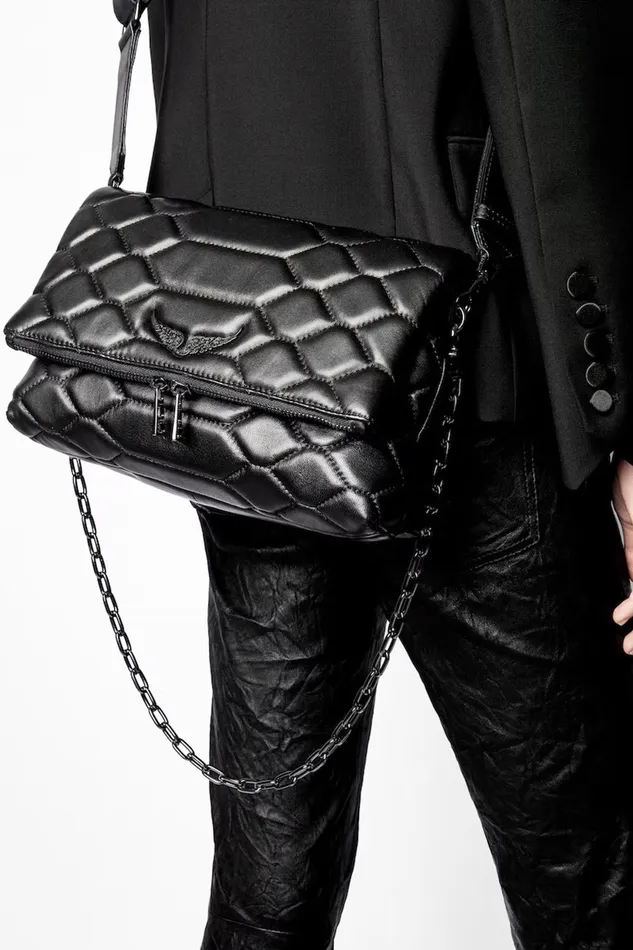 Zadig and Voltaire Bags ROCKY XL MAT BAG 8211 WomenMen