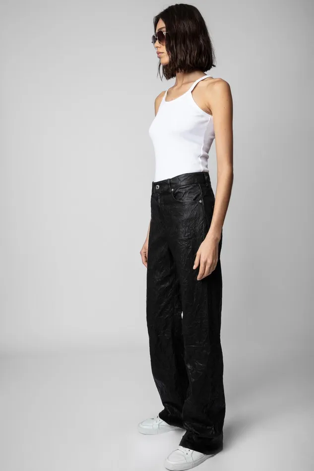 Zadig and Voltaire Pants EVY CUIR PANTS BLACK 8211 Women Zadig and Voltaire Pants EVY CUIR PANTS BLACK 8211 Women