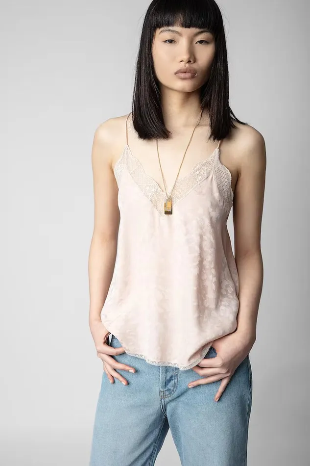 Zadig and Voltaire Shirts and Tops CHRISTY LEO P POWDER 8211 Women
