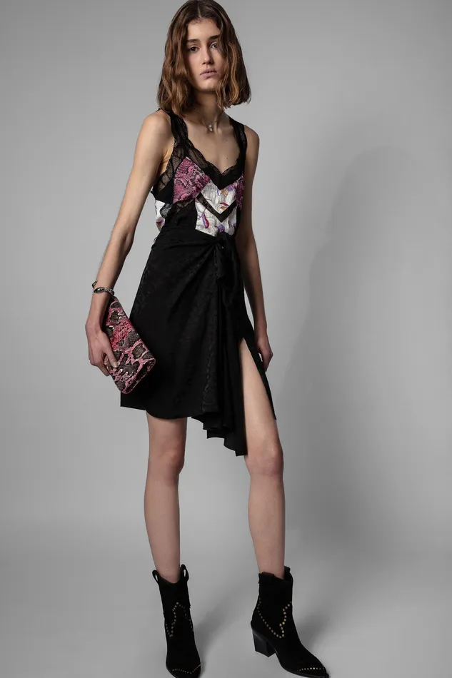 Zadig and Voltaire Skirts and Shorts JANA JAC LEO SKIRT BLACK 8211 Women