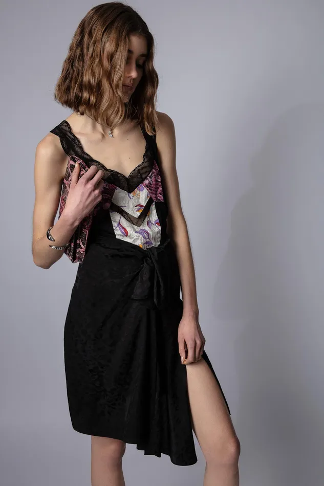 Zadig and Voltaire Skirts and Shorts JANA JAC LEO SKIRT BLACK 8211 Women Zadig and Voltaire Skirts and Shorts JANA JAC LEO SKIRT BLACK 8211 Women