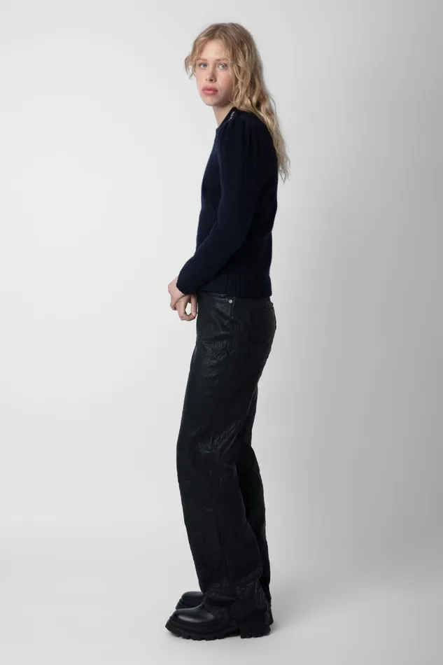 Zadig and Voltaire Sweaters and Knitwear BETSON SW SWEATER NAVY 8211 Women Zadig and Voltaire Sweaters and Knitwear BETSON SW SWEATER NAVY 8211 Women